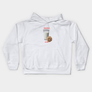 Eating Santa's Cookies Kids Hoodie